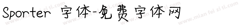 Sporter 字体字体转换